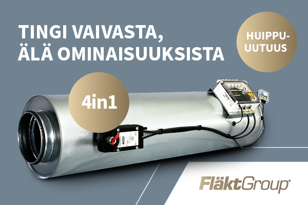 Uusi palo-osastoiva ilmamääräsäädin UltraSafe