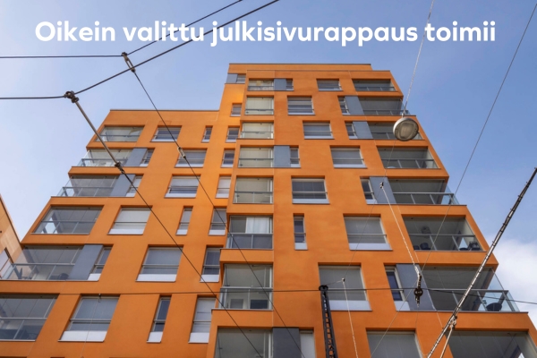 Valitse oikea julkisivurappaus