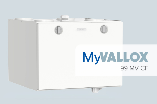 Vallox 99 MV CF vakiovirtauspuhaltimilla