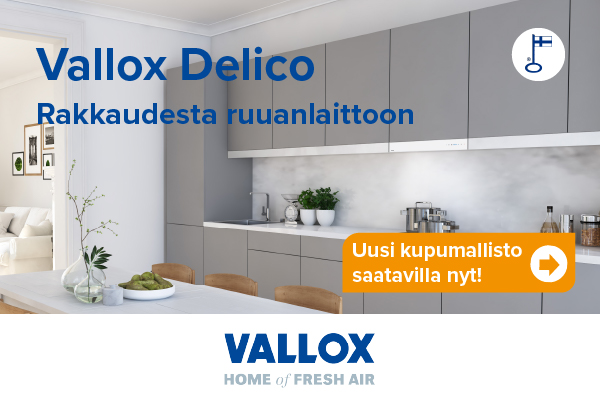 Vallox Delico – rakkaudesta ruuanlaittoon