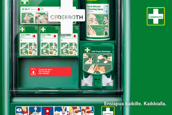 Varmista turvallinen alku vuodelle 2026 – täydennä ensiapuasema!