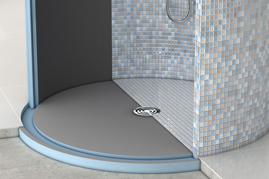 wedi Fundo Trollo round designer shower cabin