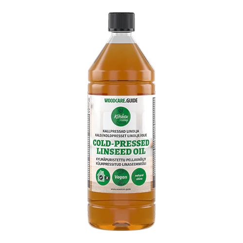 Woodcare.Guide Cold-pressed Linseed Oil Kylmäpuristettu Pellavaöljy